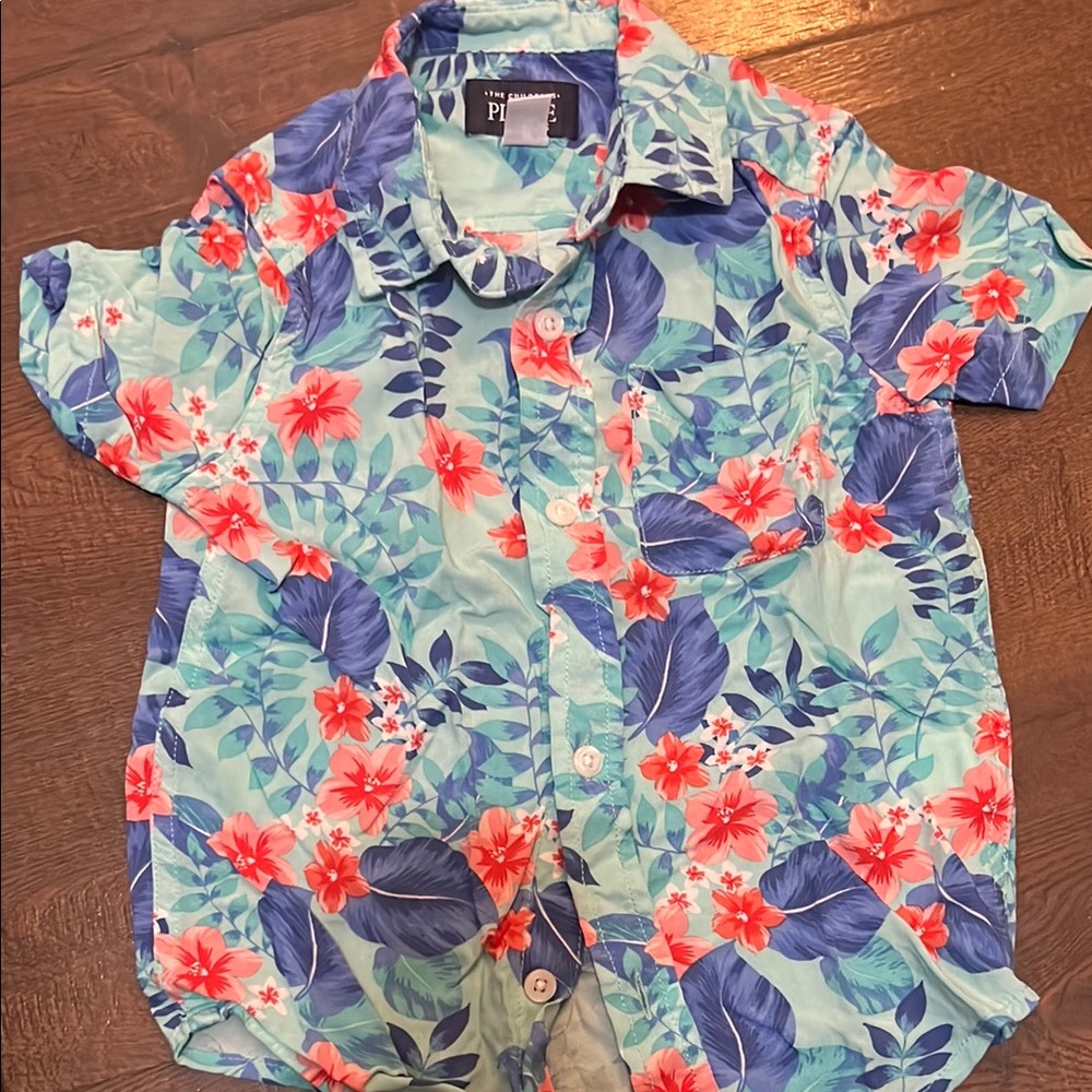 Tropical Floral Kids Shirt by The Children's Place
